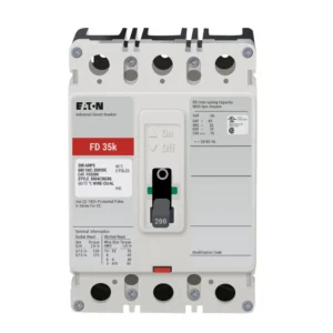 EATON #FDC3200 Breaker 3p 200 amp 600V AC/250V DC