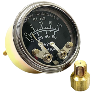 Murphy Vacuum Switchgage 0-20" HG