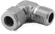 SS-1210-2-12 Male Elbow 3/4"T x 3/4"MNPT