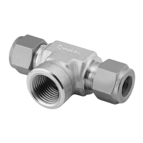 SS-400-3-4TTF Female Branch Tee 1/4" T x 1/4" T x 1/4" FNPT