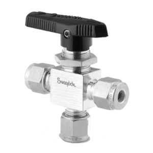 SS-43GXS6 3WAY BALL VALVE