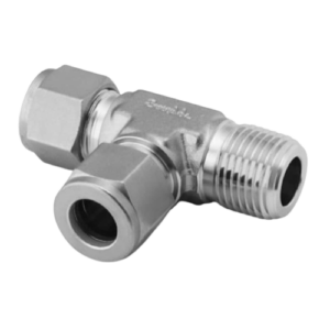 SS-600-3TMT Male Run Tee 3/8" T x 1/4" MNPT