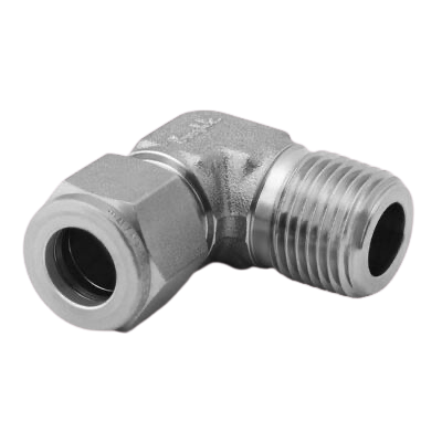 SS-810-2-6 Male Elbow 1/2"T x 3/8"MNPT