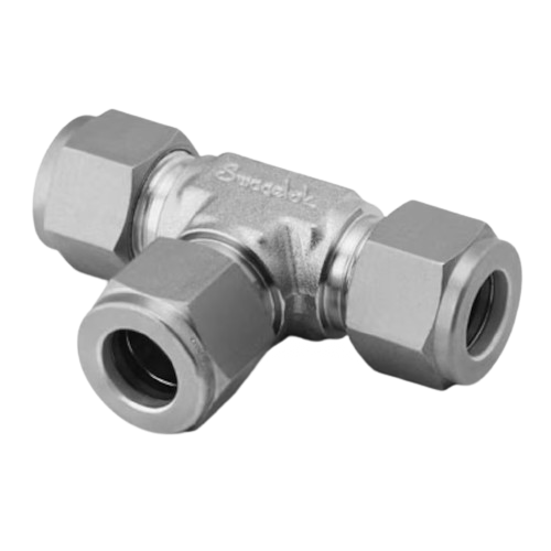 SS-810-3-8-6 Reducing Union Tee 1/2"T x 3/8"T